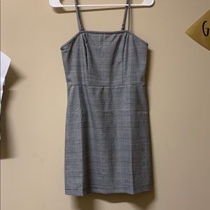 Fitted Houndstooth Dress